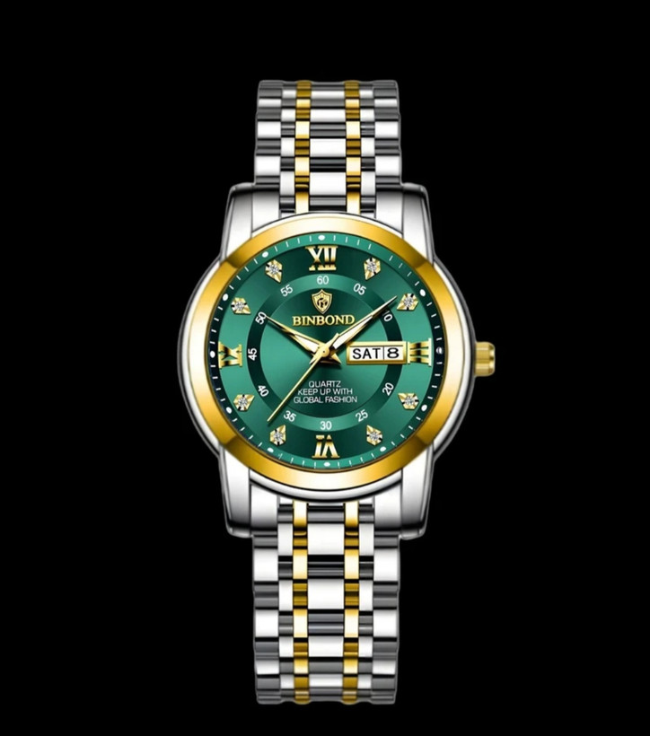 نقره ای طلایی صفحه سبز